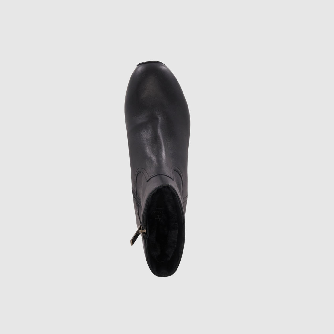 Kit ankle boot in black stretch leather, alternate view