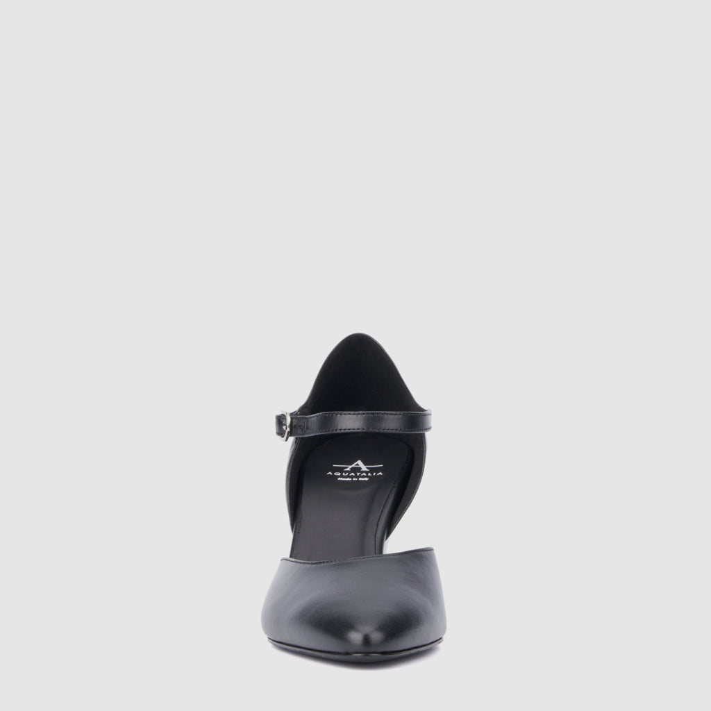 Penelopy Mary Jane in black nappa and patent leather, alternate view