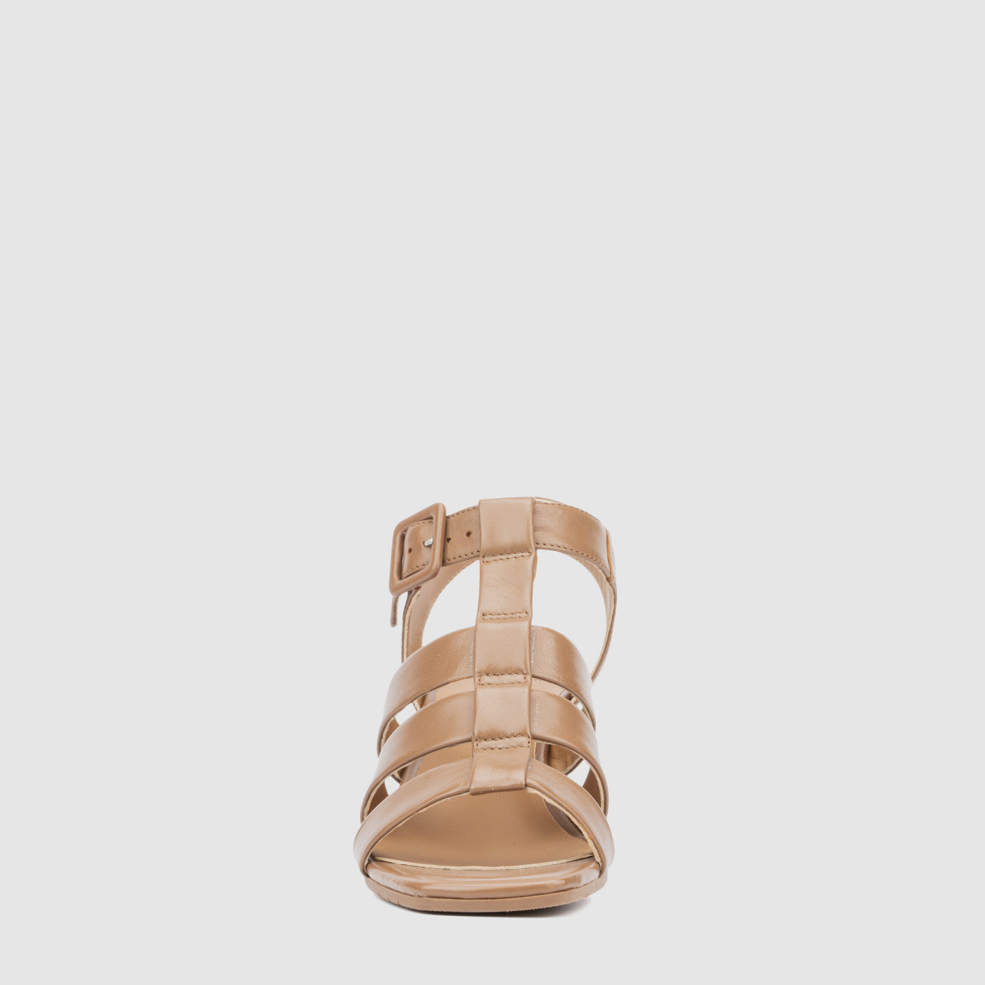 Rebecka strappy sandal in caffe nappa leather, alternate view